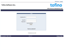 Tablet Screenshot of login.tofino1.com